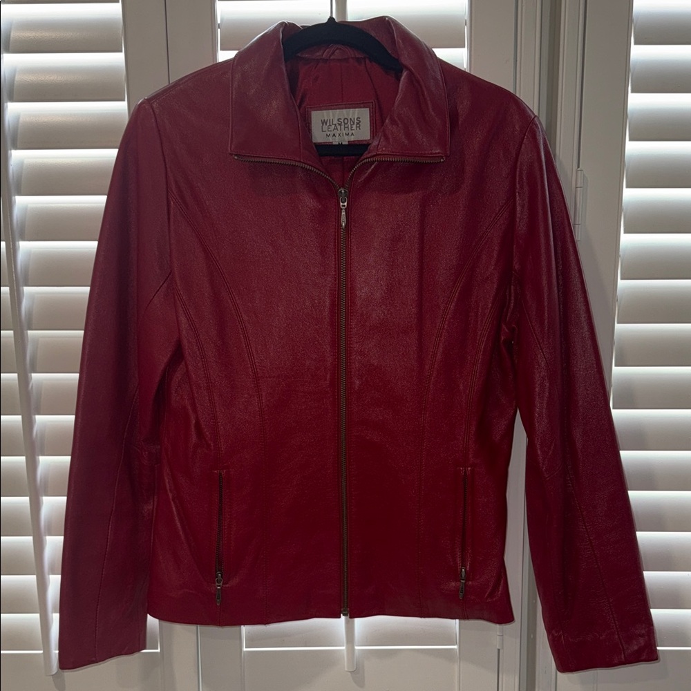 Wilsons Leather Bold Red Jacket
